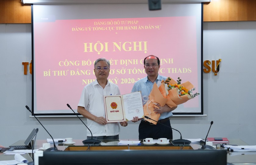 Đồng chí Nguyễn Thắng Lợi làm Bí thư Đảng ủy cơ sở Tổng cục THADS nhiệm kỳ 2020 - 2025